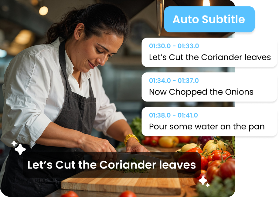 Automatic Subtitles in Seconds